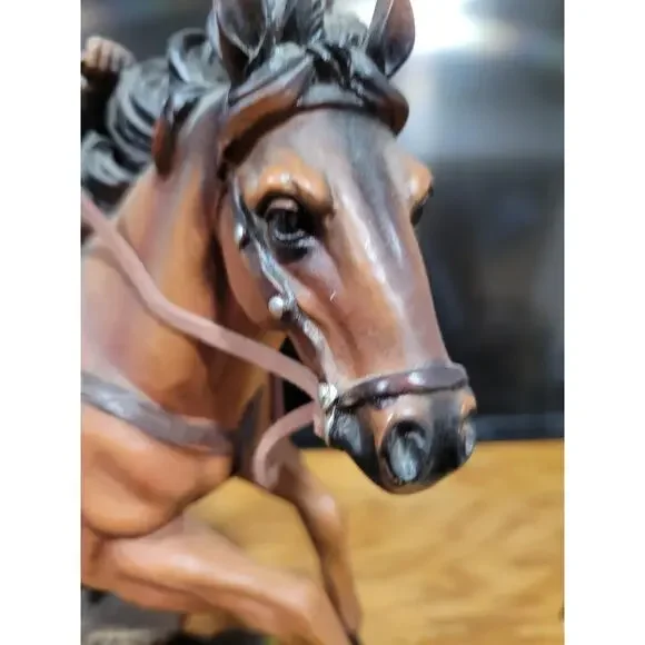 Southwest Theme man on a horse appox 14" x 9" very detailed - Picture 3 of 13